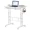 White, variant on ZHICHUN 24Inch Split Top Standing Desk Height Adjustable Sit-Stand Workstation with Rolling Wheels
