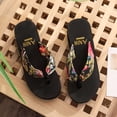 thumbnail image 5 of jiaxiM Jelly Flip Flops for Women Thong Sandals for Women Dressy Breathable Womens House Slippers Non- Summer Sandals Woven Sole Women's Shoes, 5 of 6