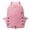 Pink, variant on AURORADY Sales Today Navy Mesh Breathable Backpack Elastic Cord Multi Zipper Compartments Heavy Duty See Through Net Daypack Swimming Beach Gym Travel School Backpack with Side Water Bottle Pockets