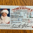 thumbnail image 3 of OUSITAID Santa Lost Driver'S License Card DIY Santa Lost ID Card Santa License Christmas Tree Decoration, 3 of 10