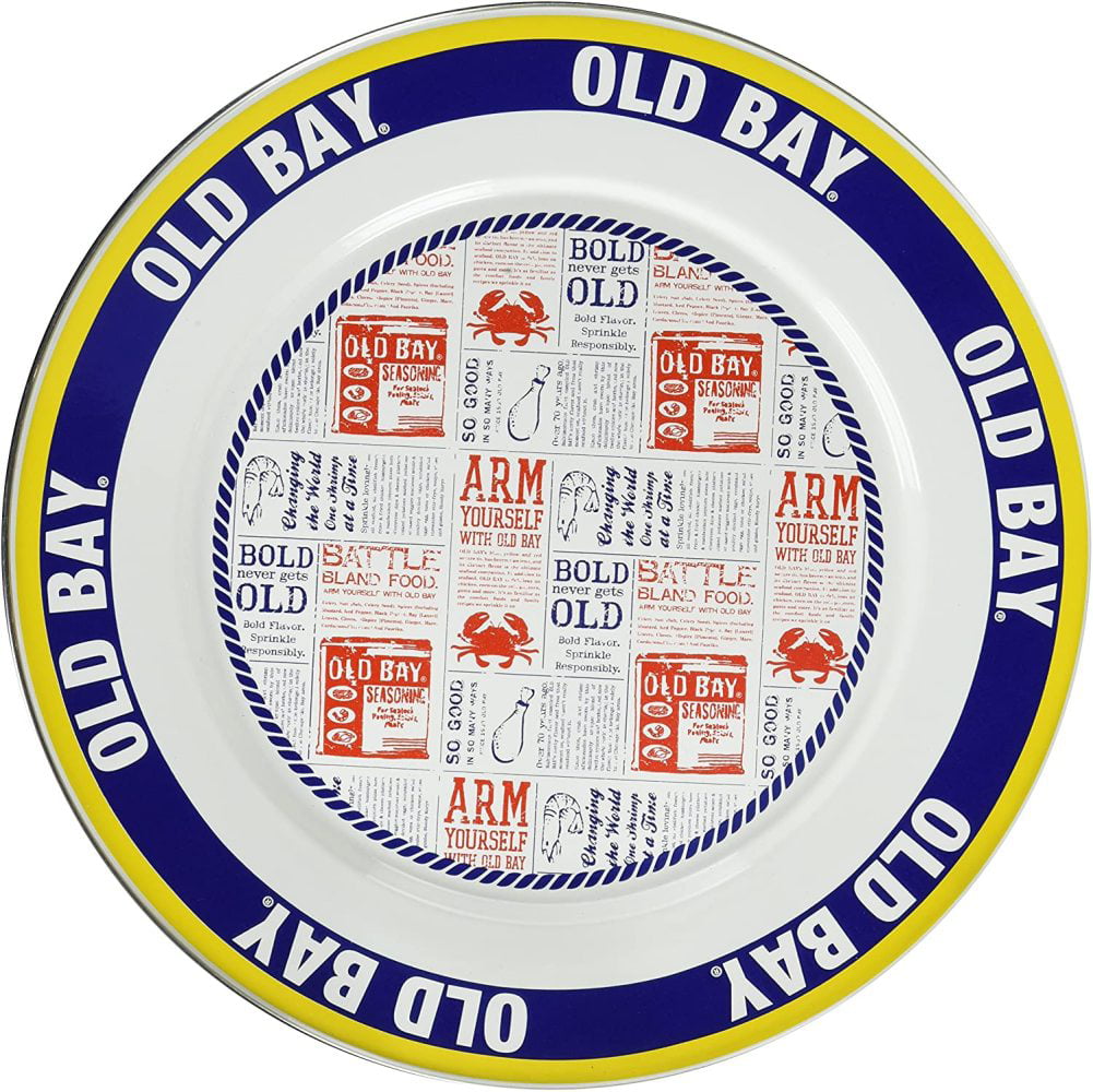 Golden Rabbit Old Bay brand Seasoning Napkin Ring Set of 4 Seafood