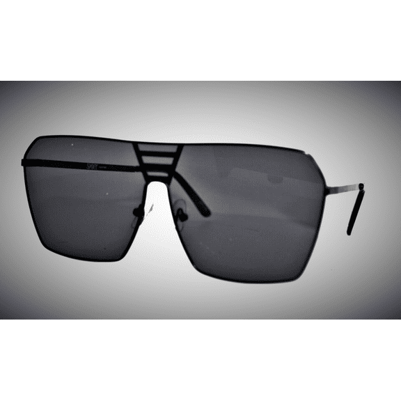 SMNY A Madden Brand Shield Black Sunglasses