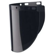 Fibre-Metal by Honeywell High Performance Model 4178 8'' X 16 1/2'' X .06'' Green Shade 5 Injection Molded Propionate Wide View Faceshield For Use With Models F400 And F500 Mounting Crown