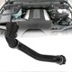 thumbnail image 1 of Turbo Universal 90 Degree Elbow Intercooler Aluminum Pipe with 2 Silicone Hose 4 Clamps(70mm), 1 of 4
