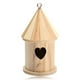 thumbnail image 2 of pstuiky Casita para pájaros de madera para exteriores, montada en la pared. Caja nido de madera., 2 of 9