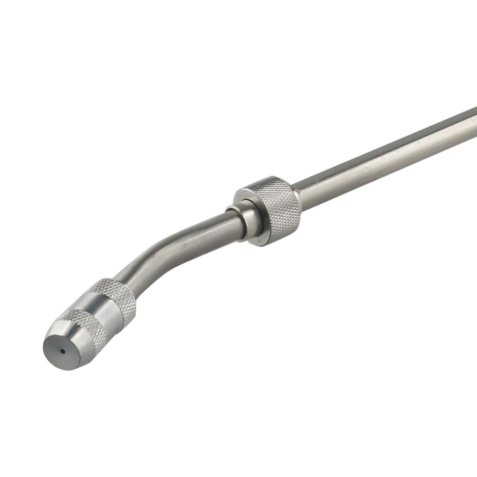 Adjustable Garden Sprayer Wand with Brass Barbs for 3/8\" 1/4\" Hose, Stainless Steel Retractable Spray Nozzle, Lockable Handle, Multi-Length Design for Car Wash, Plant Watering, Cleaning