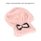 thumbnail image 3 of Gorro De Ducha, Gorro De Baño De Lana De Secado Rápido Para Mujer, Y Esponjoso Con Decoración De Lazo Súper Elástico, 3 of 7