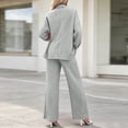 thumbnail image 4 of Enjoytime Pajamas for Women Set Long Sleeve Button Down Shirts with Pants 2 Piece Lounge Sets Comfy Sleepwear, 4 of 6
