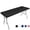Black, variant on Bxaolu Spandex Rectangle Table Cloth 1 Pack, Elastic Fitted Tablecloths for Picnic, Stretch Washable Patio Table Cover for Outdoor, Camping, Banquet and Parties (30x60.25 Inch)