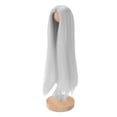 thumbnail image 4 of Doll Wig, Doll Wig Long Handmade Hair Replacement Wig Professional  Hand Crafted Soft Heat Resistances Middle Part Long Straight Doll Wig for Doll Making Style with Curling Iron, 4 of 7