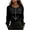 Black, variant on ZQGJB Women Satin Silk Tops Dressy Business Casual Tunic Blouse Lightweight Long Sleeve Peal Button Decor Work Shirts Office Outfits