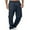 Navy, variant on Mens Elastic Waist Cargo Pants Straight Leg Relaxed Fit Jogger Pants with Pockets Outdoor Hiking Workout Sweatpants