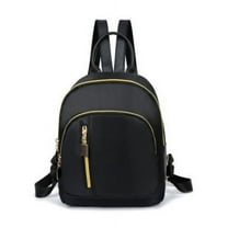 Casual Mini Backpack Women Black Oxford School Bag Teenager Nylon Travel Knapsack Female Rucksack