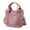 Pink, variant on VBVC Fashion Canvas Bag Tote Bag Storage Bag Multi-Pocket Handbag Handle Bag Large Capacity Multi-pocket Handbag