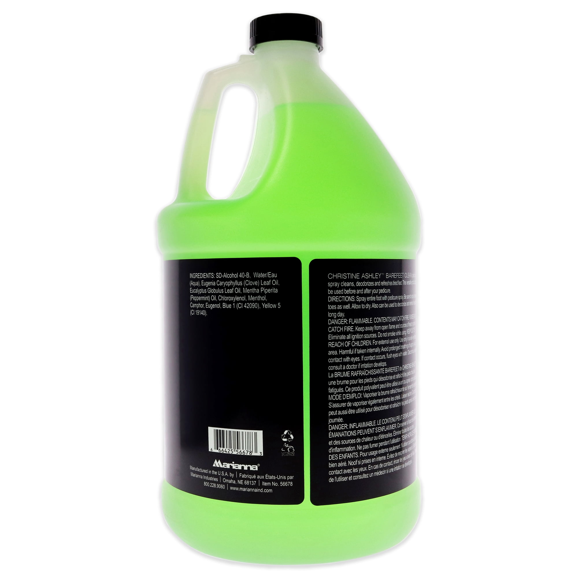 Marianna Barefeet Clean Pedicure Astringent , 1 Gallon Astringent