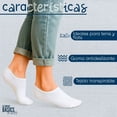 thumbnail image 4 of Calcetines Cortos Tin Comodo Para Dama Docena Blancos, 4 of 6