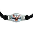 thumbnail image 2 of Superman Man of Steel Novelty Suede Leather Metal Bracelet, 2 of 4