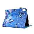 thumbnail image 4 of ELEHOLD for iPad Mini (6th Generation),Flip Leather Case Cover with Card Holders Adjustable Kickstand Anti-Slip Elastic Band Shockproof Full Protective Case for iPad Mini 6,Butterfly, 4 of 9