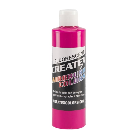 Pintura Createx para aerógrafo, magenta fluorescente, 237 ml