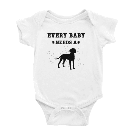 

Every Baby Needs A American Foxhound Dog Funny Baby Bodysuit