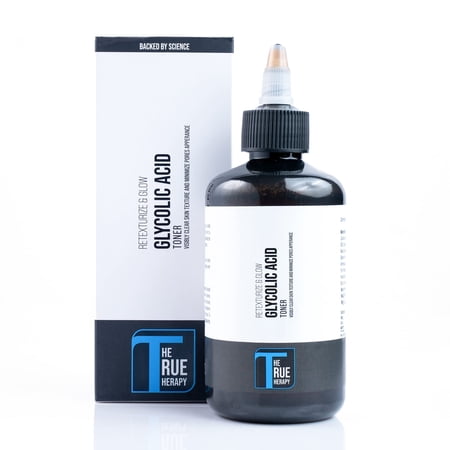 The True Therapy Retexturize 10% Glycolic Acid Toner, Face Toner For Glowing Skin, Pore Tightening Toner For Men & Women, All Skin Types, Numbuzin Toner With Witch Hazel (200 Ml)