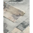 thumbnail image 5 of Area Rug, 3x5 ft Rug for Living Room, Non-Slip Carpet, Modern Abstract Style, Home Decor, for Bedroom, Kitchen, Entryway, Dining Room, Machine Washable, Dove Gray UTAR072G01 Dove Gray 3' x 5', 5 of 5