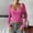Pink, variant on Vinsonshop Long Sleeve Ruched Shirts for Women Square Neck Slim Fit Y2k Going Out Tops Bodycon Tee Hot Pink L