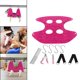 thumbnail image 5 of Portable Dog Grooming Hammock Restricción Bag Supplies Kit Cortaúñas Arnés Gato para bañar Suministros para mascotas atención de Kitty , roja de rosa, roja, 5 of 8