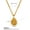 XL117 Gold Necklace, variant on French Style Atmospheric Geometric Square Water Drop Eight Awn Star Necklace