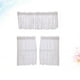 thumbnail image 5 of Cortina corta de encaje Media cortina Cortina de ventana Transmisión de luz para la cocina en casa Balcón 137x61cm Blanco, 5 of 6