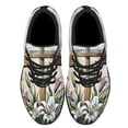 thumbnail image 2 of Happy EaStr ChriStan Cross Lily Flower Shoes Sneakers Black Size 11, 2 of 7