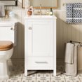 thumbnail image 3 of Euroco 18-Inch Modern Bathroom Vanity with Ceramic Sink, Soft-Close Drawers and Door Organizer, Divider Drawer, and Adjustable Plastic Foot Pads, 3 of 9
