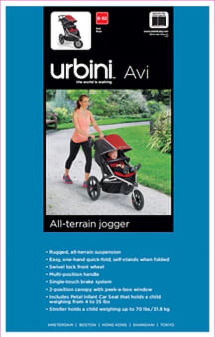 Urbini Avi Jogger Stroller Red Walmart