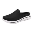 thumbnail image 1 of Mules for Women Breathable Mesh Walking Mules Sneakers Open Back Slip on Shoes, 1 of 9