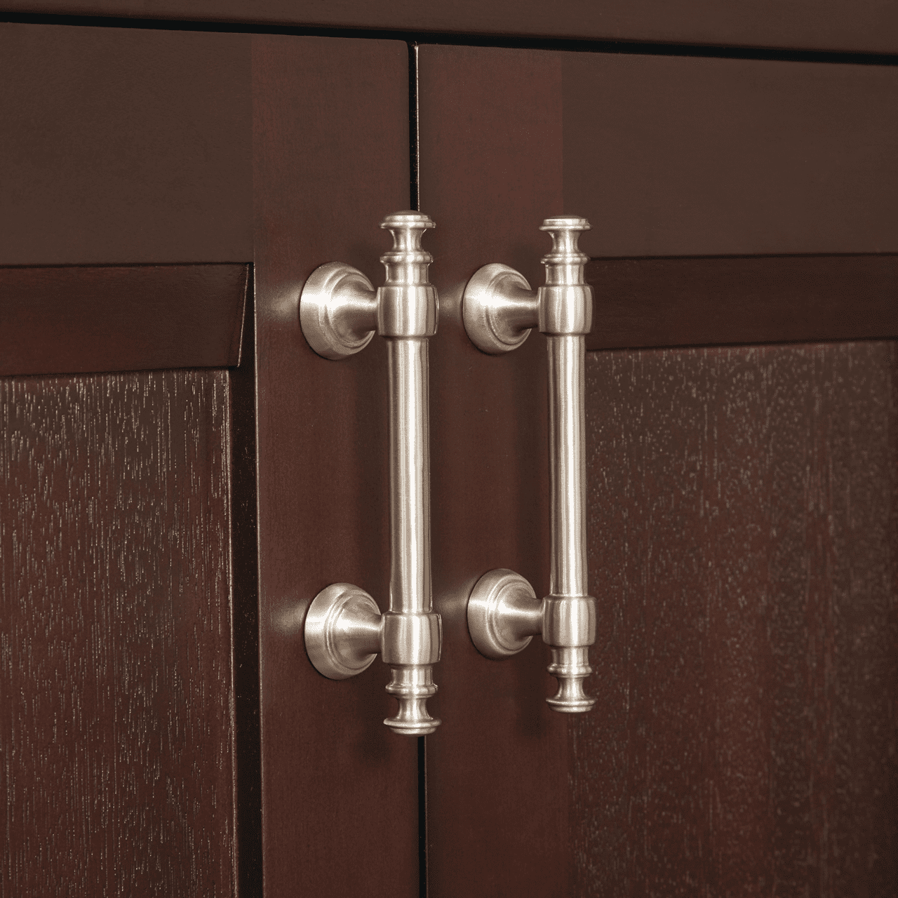 Better Homes & Gardens Safford 3" (76mm) Kitchen Cabinet Pull in Satin Nickel (4-Pack)
