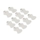 thumbnail image 1 of Parche de electrodo, 10 piezas de electrodo autoadhesivo Parche de electrodo autoadhesivo Almohadilla de electrodo para máquina TENS Fabricado para durar, 1 of 14