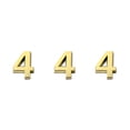 thumbnail image 3 of maskred House Numbers for Outside Simple Style Numerical Signs Sign Exquisite Number Mark Accessories Number Mark Marking Accessory Number 4 3PCS, 3 of 6
