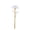 white, variant on Roiihwy Gold Foil Rose – Never Wilt Artificial Rose with Gold Leaves, Valentine’s Day Birthday Gift for Girlfriend Wife Red 9.8x3.1in