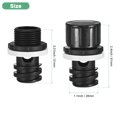 thumbnail image 3 of Uxcell 1-Pack Cooler Drain Plug Hose Connection Replacement for Most Brand RTIC for Igloo Coolers  [Black], 3 of 6