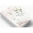 thumbnail image 2 of Inkdotpot Set Of 30Gender Reveal Baby Shower Invitations-Diaper Raffle Tickets And Baby Shower Book Request Cards Its a Girl Invites, 2 of 8