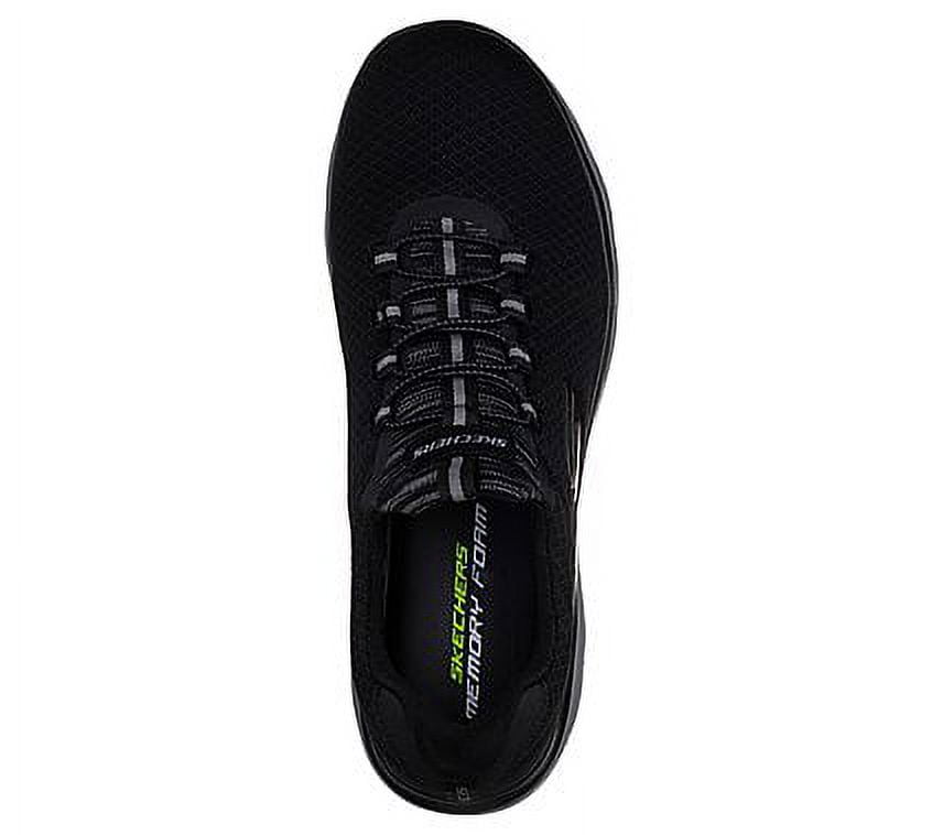 Skechers Men's Summits Training Sneakers, Lightweight & Wide Width, Black, Size 12