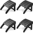 thumbnail image 1 of Repose-pieds Ottoman Adirondack pour Chaise Adirondack, Tabouret Repose-Pieds d'Extérieur en Résine HDPE Résistant aux Intempéries pour Porche, Piscine, Pelouse et Cour Arrière, 1 of 1