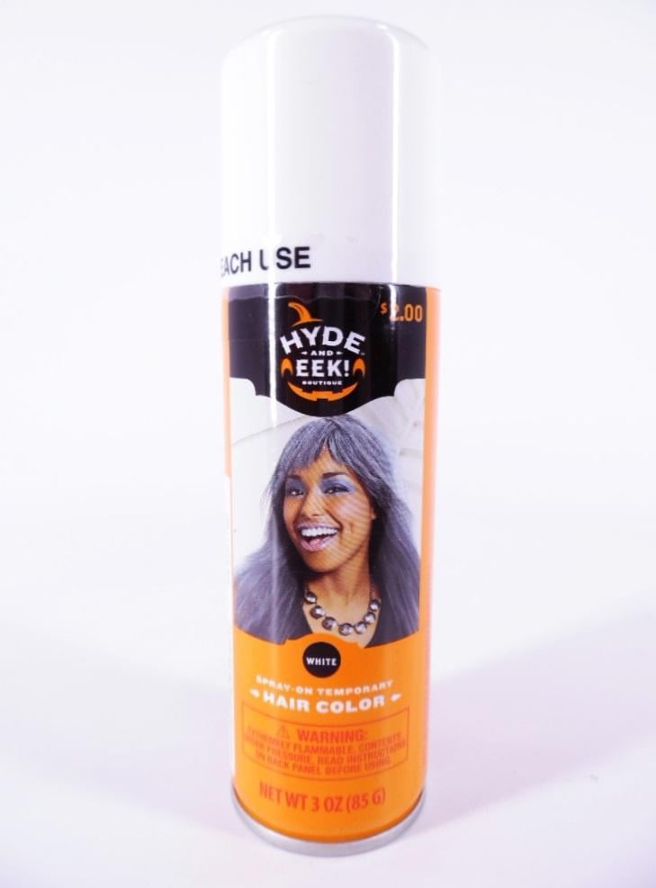 Hyde and EEK! Boutique White Halloween Spray-on Temporary Hair Color, 3 oz.  