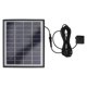 thumbnail image 1 of 12V 5W Solar Garden Fountain Solar Garden Fountains Waterfalls Solar Power Bird Bath Fountain Water Pump Floating Fountain Pump (Black, 500L/H), 1 of 3