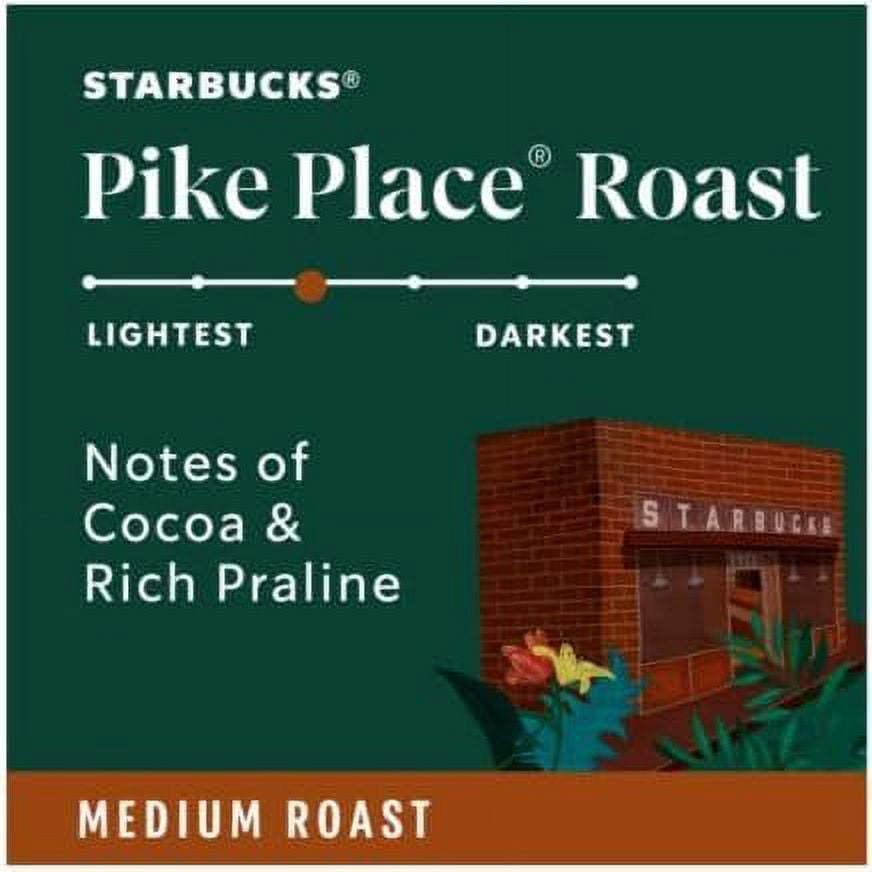 Starbucks Pike Place K-Cup Pods - Medium Roast Arabica Coffee - Cocoa and Rich Praline - 72 cts
