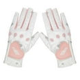 thumbnail image 4 of LOVIVER 2Pcs Breathable Womens Golf Gloves Half Finger Protection Gloves Wear Resistant Pink 22, 4 of 8