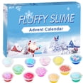 thumbnail image 1 of Christmas children's gift crystal mud 24 numbers advent countdown gift, 1 of 5
