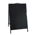thumbnail image 2 of FixtureDisplays® A-Frame Black Menu Board All Metal Dry Erase Sidewalk Advertising Sign Store Promotion Message Stand For Dry Erase Marker, Liquid Chalk Only 1132, 2 of 7