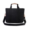 thumbnail image 3 of yuksok Women Canvas Tote Bag Casual Multifunction Valentines Day Gifts Shoulder Bag black, 3 of 9