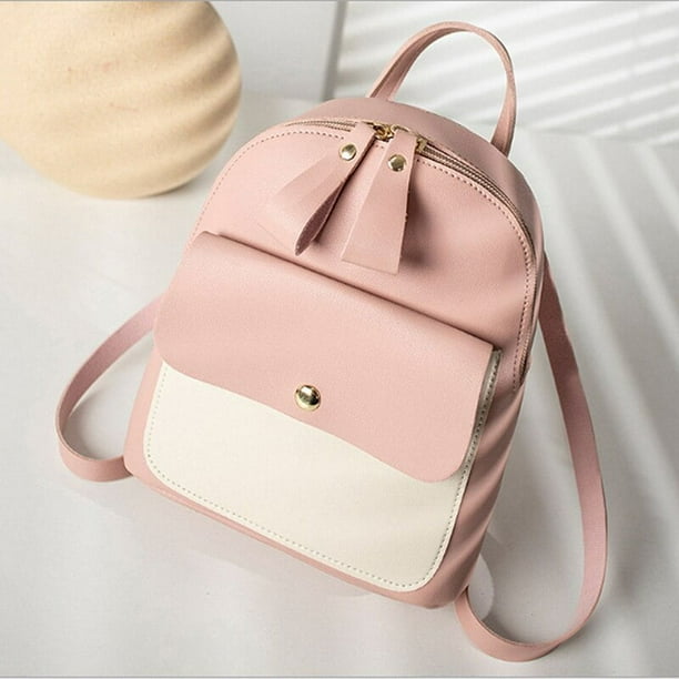 Fashion Mini Women Backpack Multi Function Phone Pack Patchwork Girl Purse Cell Phone Holder Small Backpack Teenager School Bag Walmart en linea